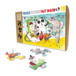 Puzzle en bois 12 pièces Le concert des animaux