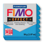 Pâte polymère Fimo Effect 56g - 374 - Bleu translucide