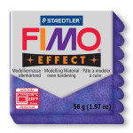 Pâte polymère Fimo Effect 56g - 602 - Lilas pailleté