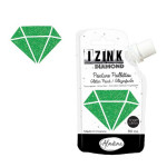 Peinture pailletée Izink Diamond 80 ml - Vert foncé