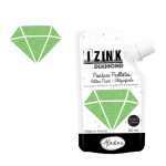 Peinture pailletée Izink Diamond 80 ml - Vert clair