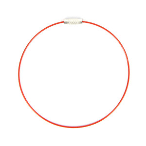 Bracelet fil câblé - Rouge - Ø 23 cm