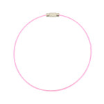 Bracelet fil câblé - Rose - Ø 23 cm