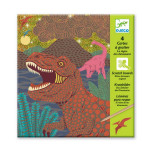 Cartes à gratter Le règne des dinosaures