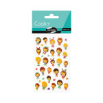 Stickers 3D Cooky Kawai poupées
