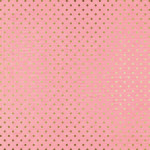 Papier Or Rose blush et Pois 30,5 x 30,5 cm