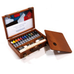 Coffret bois peinture huile extra-fine 40 ml par 12