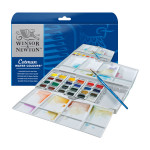 Aquarelle fine Cotman 24 demi-godets Boite Sketcher Plus