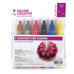 Crayon pour bougie 6 x 30 ml