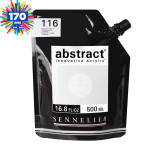 Peinture acrylique fine Abstract 500 ml - 029 - Iridescent argent