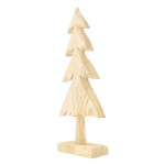 Sapin en bois sur socle 21 cm