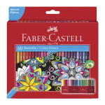 Crayon de couleur Château accordéon - 60 pcs