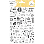 Stampo Planner Carnet de voyage - 81 tampons