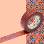 Masking Tape 1P Hanabishi kakishibu 15 mm x 10 m