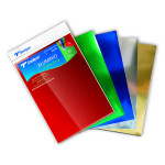 Papier bristol A4 Couleur 5 feuilles assorties 225 g/m²