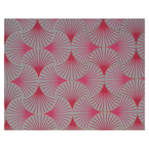 Papier indien 50 x 70 cm 120 g/m² Mirage Rose Rouge & Or