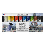 Peinture à l'huile fine Rive Gauche Set 10 x 21 ml