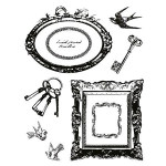 Tampon Clear - Set de 10 tampons - Cadres - 8 x 9 cm